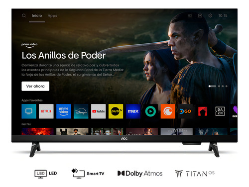 Smart Tv 32 Aoc 32s5355/77i Hd Titan Os Wifi