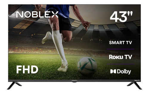 Televisor Smarttv Noblex Roku 43 Pulgadas Led Full Hd Fhd