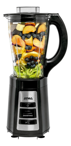 Licuadora De Vaso Atma Smartmix 550w 1 Velocidad Y Pulsador Negro