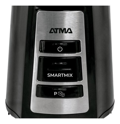 Licuadora De Vaso Atma Smartmix 550w 1 Velocidad Y Pulsador Negro