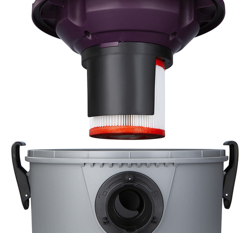 Aspiradora De Tacho Atma Multifuncional Para Polvo Y Líquidos 15l Color Gris