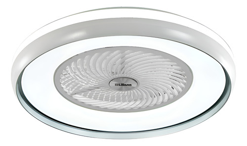 Ventilador Techo Liliana Vthbox24 C/control Remto/8aspas C/l 55.8 Cm Blanco Transparentes Plástico 8