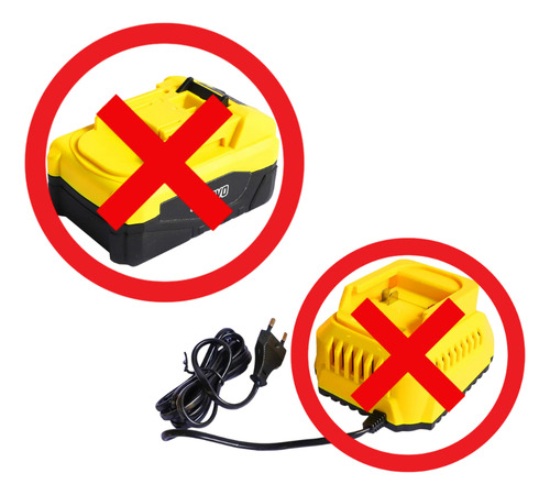 Cortadora De Cesped Inalambrica Barovo Sin Cargador/bateria Amarillo