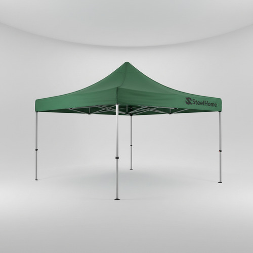 Gazebo Autoarmable Steel Home 3 X 3 M Verde C/bolso Verde