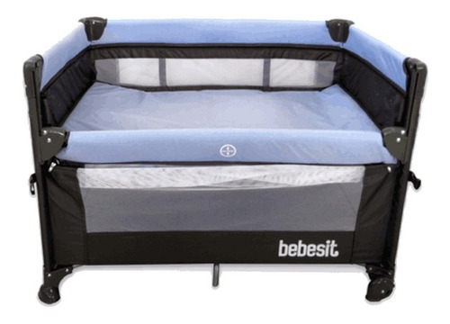 Practicuna Colecho Para Bebe Bebesit 2021c Celeste/gris Celeste Premium