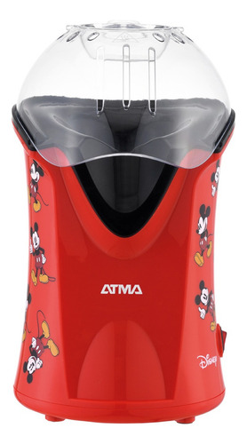 Pochoclera Atma Mickey Mouse 1200w Aire Caliente 220v Rojo