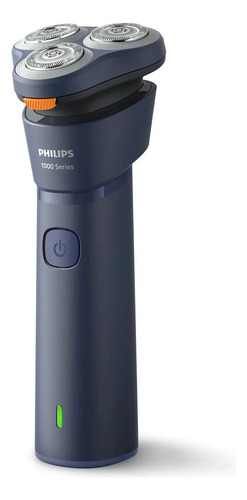 Afeitadora Eléctrica Philips Serie 1000 S1881/00 - Inalámbrica - Para Afeitado En Seco Y Humedo - Cuchillas Autoafilables Azul Oscuro