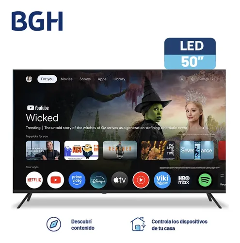 Tv Bgh 50'' 4k Google Tv B5026us6g
