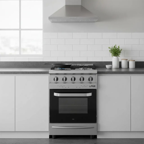 Cocina Morelli  4 Hornallas Gris