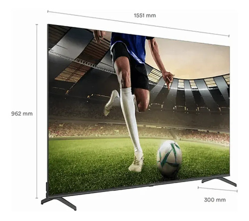 Tv Qled Noblex 70 Db70x9500 Smart Ultra Hd 4k Google Tv