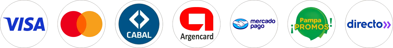 Medios de pago disponibles