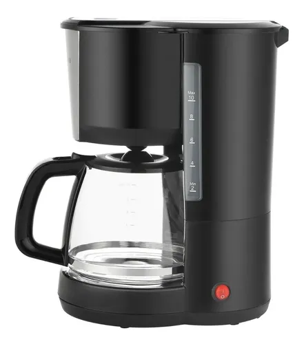 Cafetera Eléctrica Negra Midea 1,25l Color Negro