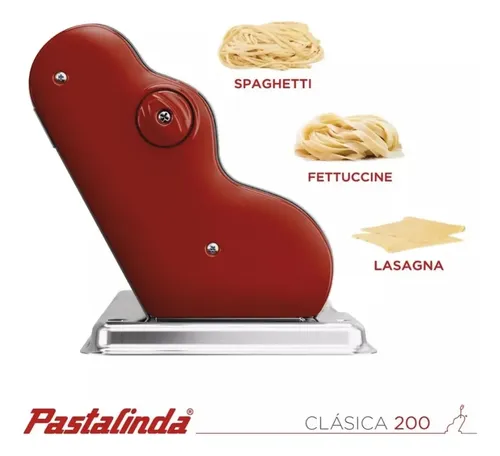 Pastalinda Fabrica De Pastas Clasica Fideos Masa Color Rojo