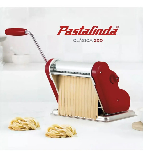 Pastalinda Fabrica De Pastas Clasica Fideos Masa Color Rojo