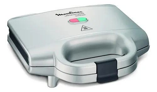 Sandwichera Moulinex Ultracompact Sm154180 Silver Gris