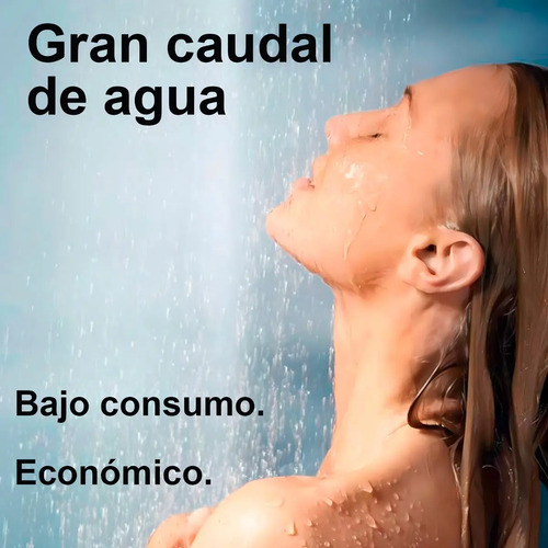 Ducha Eléctrica Calefon 20lt Diluvio Blanco Loza D20 Max