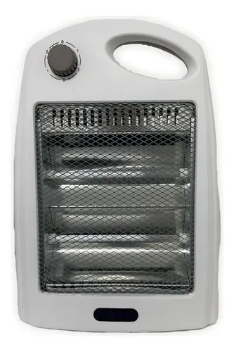 Calefactor Cuarzo Indelplas Ie-01 Eléctrico 800w Compacto Blanco