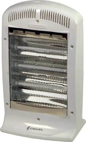 Calefactor Halógeno Crivel Q3 E15 Infrarrojo 1400w 15m² Blanco