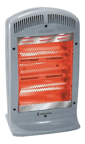 Calefactor Halógeno Crivel Q3 E15 Infrarrojo 1400w 15m² Blanco