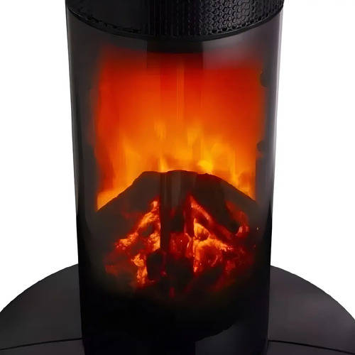 Liliana Calefactor Tch50 Towerflame Eléctrico Negro
