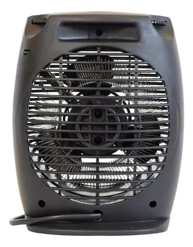 Caloventor Eléctrico Indelplas Ic-02 1800w Negro 2 Niveles