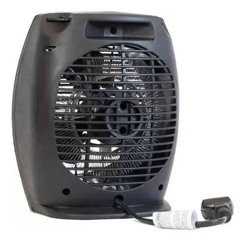 Caloventor Eléctrico Indelplas Ic-02 1800w Negro 2 Niveles