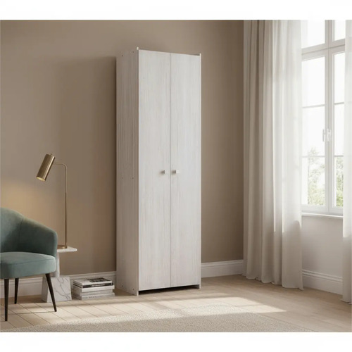 Biblioteca Muebles Orlandi Minimalista Melamina Puertas 4 Estantes 190cm Venecia
