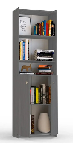 Biblioteca 1.90 X 0.61 Orlandi Wengue 2p 3 Est Art1423
