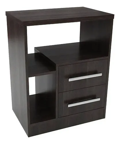 Mesa De Luz 113 Premium Wengue Color Marrón Orlandi Brillante