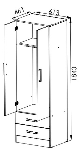 Placard Orlandi Bahia 0.60x1.84 2p 2c 3543 Wengue Wengue