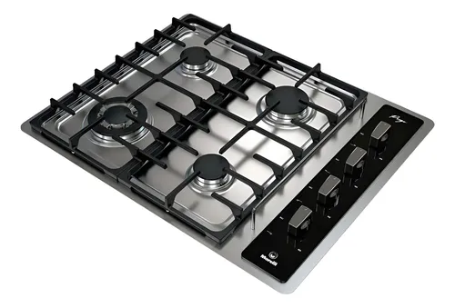 Anafe Independiente Morelli Prego 4h Inox Enc/elec Plateado