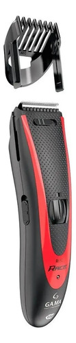 Cortadora De Cabello Ga-ma R642 Inalambrica 5 Peines Rojo