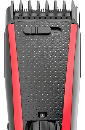 Cortadora De Cabello Ga-ma R642 Inalambrica 5 Peines Rojo