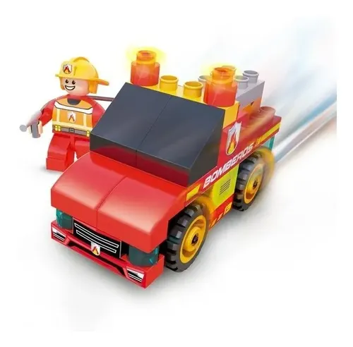 Rasti Bloques Policía Y Bomberos 250 Piezas 01-1086