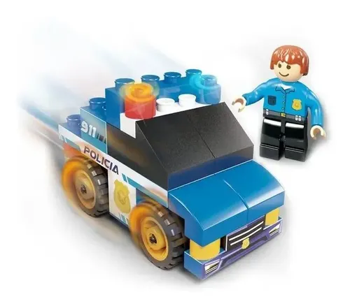 Rasti Bloques Policía Y Bomberos 250 Piezas 01-1086