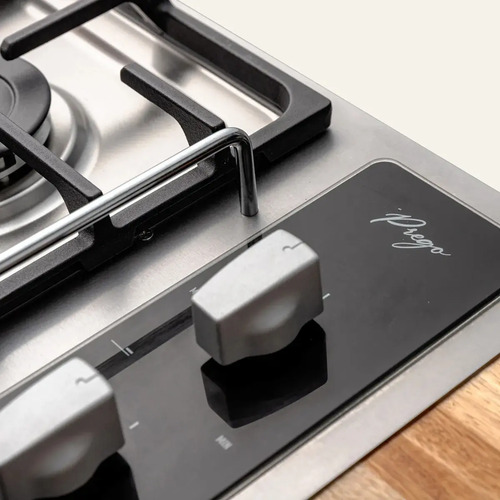 Anafe Independiente Morelli Prego 900 5h Inox Enc/elect Plateado