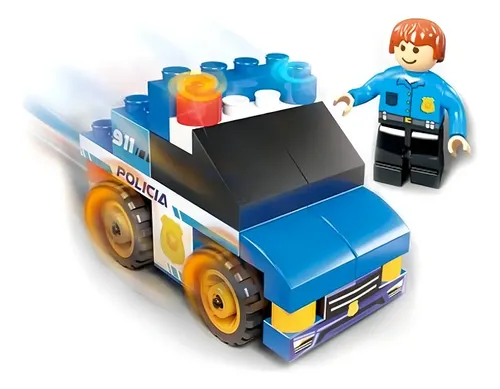 Rasti Bolsa Doypack Policías Y Bomberos 43 Piezas 1083 Orig