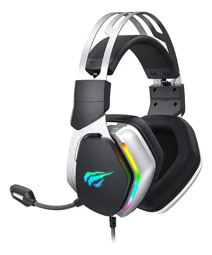 Auriculares Gamer Havit H2018u Usb 7.1 Rgb Negro/plata