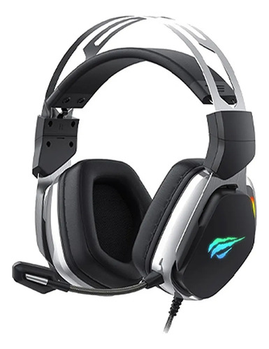 Auriculares Gamer Havit H2018u Usb 7.1 Rgb Negro/plata