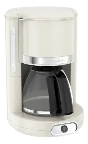 Cafetera De Filtro Moulinex Soleil Fg381a10 1,25l Color Marfil Blanco