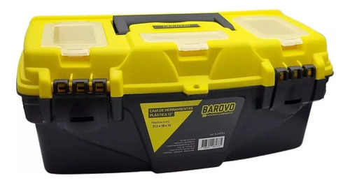 Carro Zorra Kushiro Plegable + Caja Herramientas Barovo 18  Amarillo