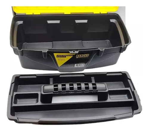 Carro Zorra Kushiro Plegable + Caja Herramientas Barovo 18  Amarillo
