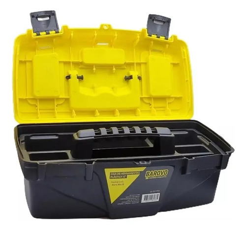 Carro Zorra Kushiro Plegable + Caja Herramientas Barovo 18  Amarillo