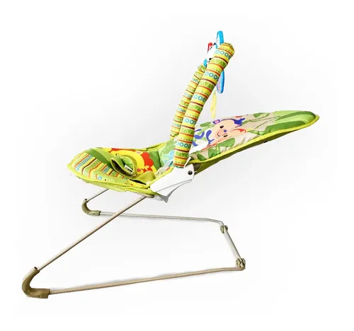 Mecedora Musical Bebesit 8203-c Con Vibracion Verde Verde