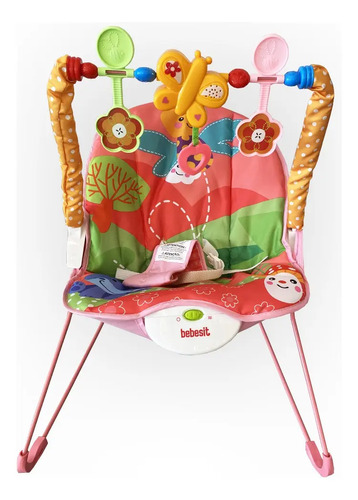 Mecedora Musical Bebesit 8203-b Con Vibracion Rosa Rosa