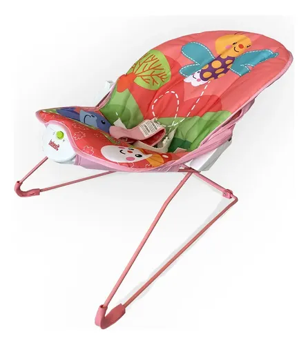 Mecedora Musical Bebesit 8203-b Con Vibracion Rosa Rosa