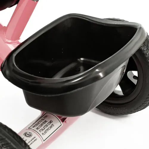 Triciclo Bebesit Sl-1701-d C/manija Empuje Rosa Rosa