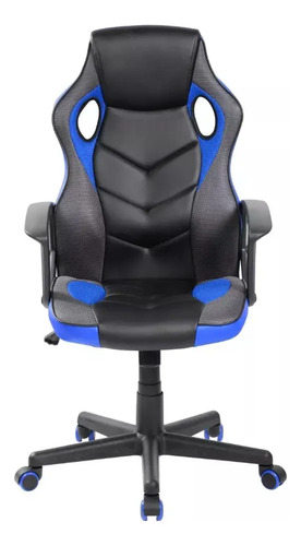 Sillon Gamer Onebox Ob-sg3a Butaca Negra/azul Erg/recl/ap.br