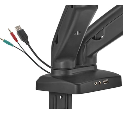 Soporte Escritorio Onebox Doble Brazo 17 A 32 Negro