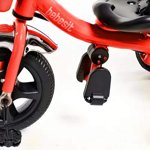 Triciclo Bebesit Sl-1701-b C/manija Empuje Rojo Rojo